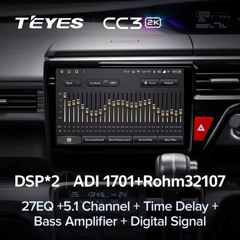 Штатная магнитола Teyes CC3 2K 6/128 Honda Stepwgn 5 (2015-2021) Правый руль