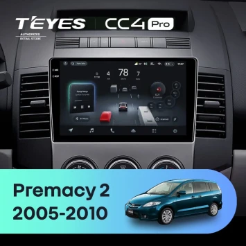 Штатная магнитола Teyes CC4 Pro 12/256 Mazda Premacy 2 (2005-2010)
