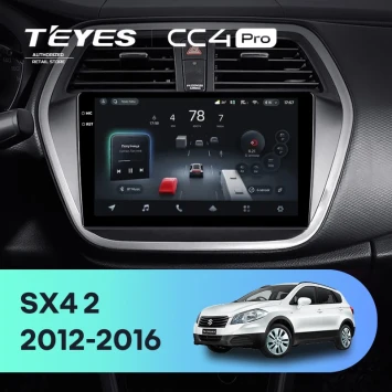 Штатная магнитола Teyes CC4 Pro 12/256 Suzuki SX4 2 (2012-2016)