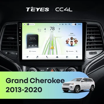 Штатная магнитола Teyes CC4L 6/64 с DTS Jeep Grand Cherokee WK2 (2013-2020) F2
