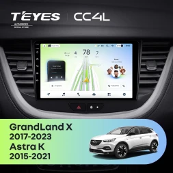 Штатная магнитола Teyes CC4L 6/64 с DTS Opel GrandLand X (2017-2023)