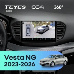 Штатная магнитола Teyes CC4 360 6/64 Lada Vesta NG (2023-2026) Тип-A (матовая)