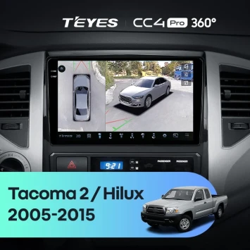 Штатная магнитола Teyes CC4 Pro 360 12/256 Toyota Tacoma 2 (2005-2015)