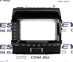 Переходная рамка Toyota Land Cruiser 200 (2007-2015) F2 Тип-C (9")