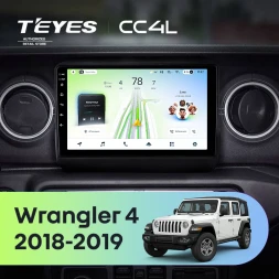 Штатная магнитола Teyes CC4L 6/64 с DTS Jeep Wrangler 4 JL (2018-2019)