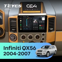 Штатная магнитола Teyes CC4 6/64 Infiniti QX56 (2004-2007)
