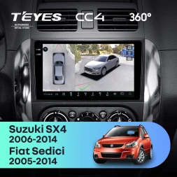 Штатная магнитола Teyes CC4 360 8/128 Suzuki SX4 1 (2006-2014)