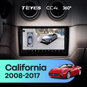 Штатная магнитола Teyes CC4 360 8/128 Ferrari California (2008-2017)