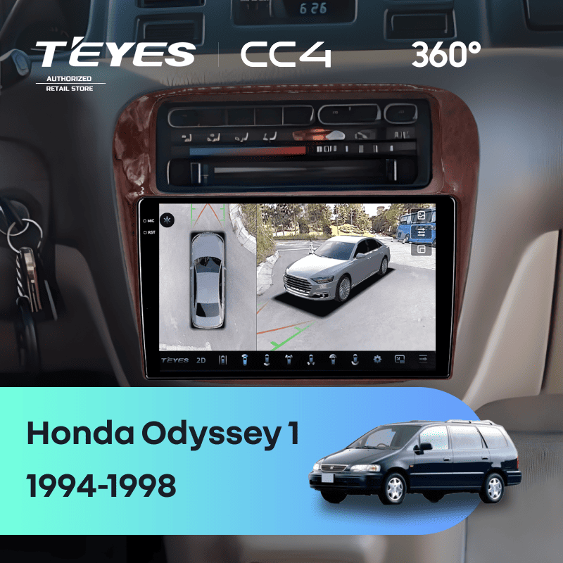 Штатная магнитола Teyes CC4 360 8/128 Honda Odyssey 1 (1994-1998)