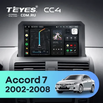 Штатная магнитола Teyes CC4 6/64 Honda Accord 7 (2002-2008) F1 (0din)