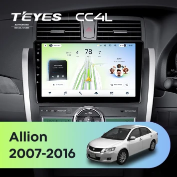 Штатная магнитола Teyes CC4L 6/64 с DTS Toyota Allion T260 (2007-2016) Правый руль