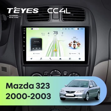 Штатная магнитола Teyes CC4L 6/64 с DTS Mazda 323 BJ (2000-2003)