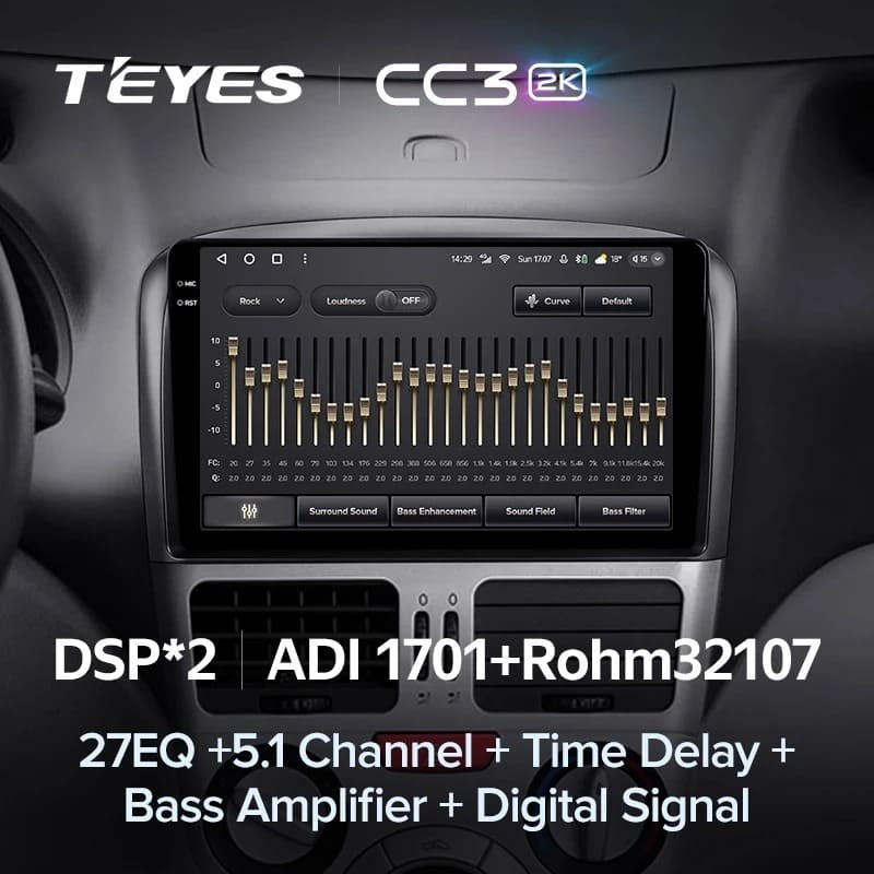 Штатная магнитола Teyes CC3 2K 6/128 Chery Fulwin 2 (2010-2012) F2