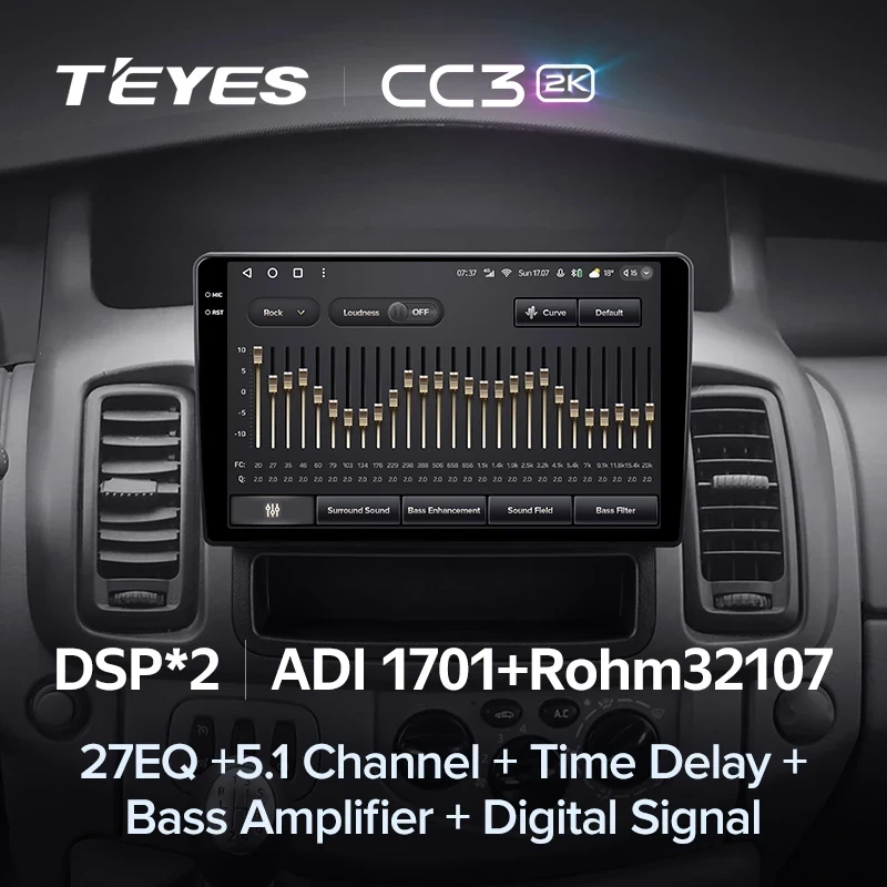 Штатная магнитола Teyes CC3 2K 360 6/128 Nissan Primastar (2006-2014) Тип-C