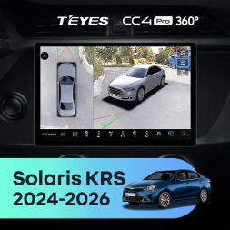 Штатная магнитола Teyes CC4 Pro 360 12/256 Solaris KRS (2024-2026)
