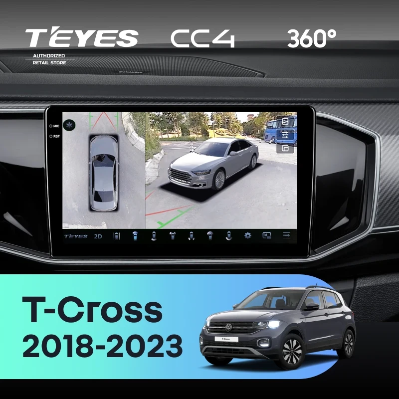 Штатная магнитола Teyes CC4 360 8/128 Volkswagen Tharu (2018-2025)