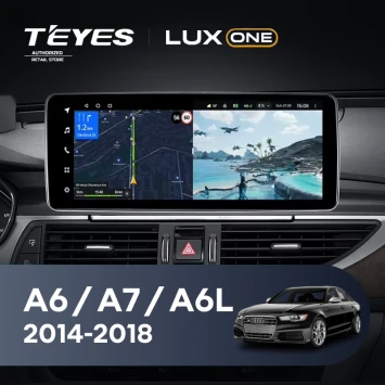 Штатная магнитола Teyes LUX ONE 6/128 Audi A6 C7 4 A6L (MHI2 System) (2014-2018)