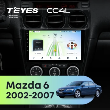 Штатная магнитола Teyes CC4L 4/64 Mazda 6 GG (2002-2007)