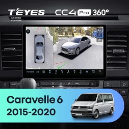 Штатная магнитола Teyes CC4 Pro 360 12/256 Volkswagen Caravelle T6 (2015-2020) (11")