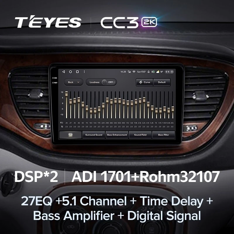 Штатная магнитола Teyes CC3 2K 360 6/128 Dodge Dart (2012-2016)