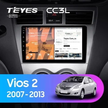 Штатная магнитола Teyes CC3L 4/32 Toyota Vios 2 (2007-2013)