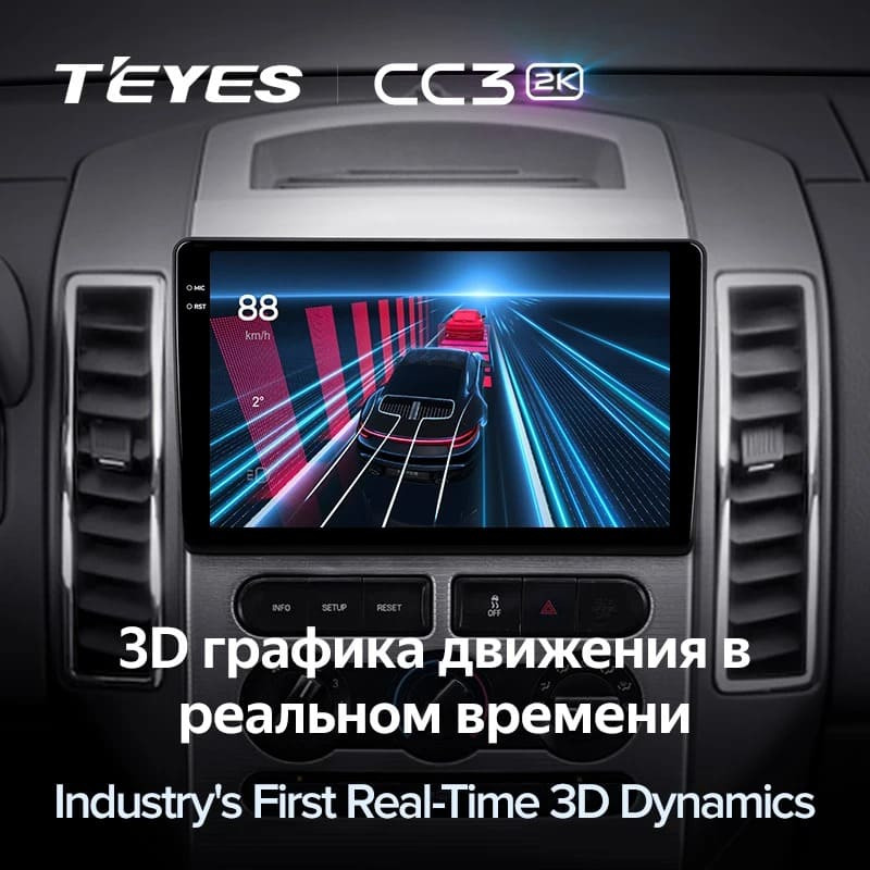 Штатная магнитола Teyes CC3 2K 360 6/128 Ford Edge 1 U387 (2006-2010)