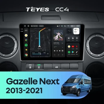 Штатная магнитола Teyes CC4 6/64 для GAZ Gazelle Next (2013-2021) F1
