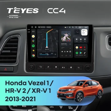 Штатная магнитола Teyes CC4 6/64 Honda Vezel 1 (2013-2021) F2 с кнопками