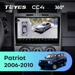 Штатная магнитола Teyes CC4 360 6/64 Jeep Patriot (2006-2010)