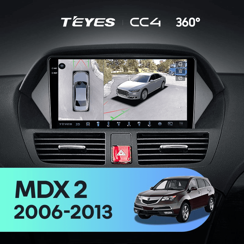 Штатная магнитола Teyes CC4 360 6/64 Acura MDX YD2 (2006-2013)