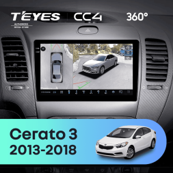 Штатная магнитола Teyes CC4 360 6/64 Kia Cerato 3 YD (2013-2017) F3