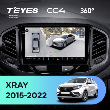 Штатная магнитола Teyes CC4 360 8/128 Lada Xray (2015-2022)