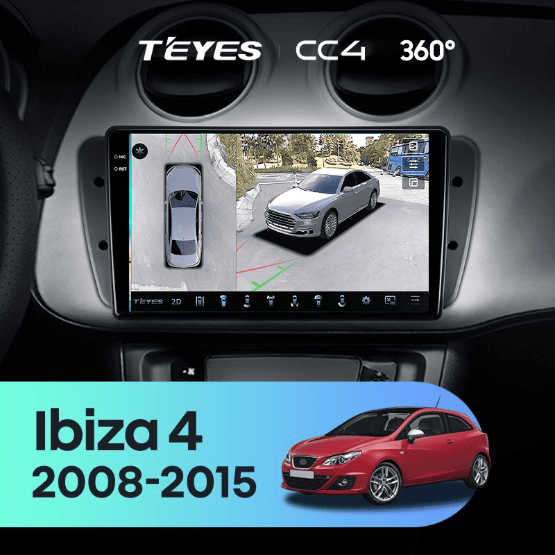 Штатная магнитола Teyes CC4 360 8/128 Seat Ibiza 6J (2008-2015)