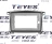 Переходная рамка Toyota Land Cruiser 100 (2002-2007) / Lexus LX470 J100 2 (2002-2007) Тип-B (10")