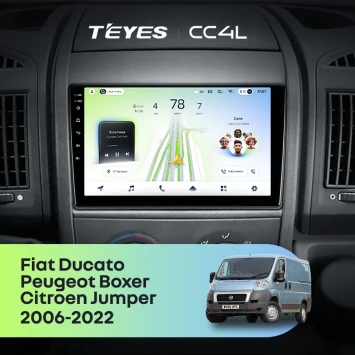 Штатная магнитола Teyes CC4L 6/64 с DTS Fiat Ducato 3 (2006-2022)