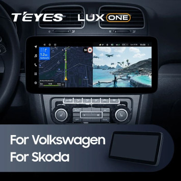 Штатная магнитола Teyes LUX ONE 6/128 Volkswagen Touran (2003-2015)