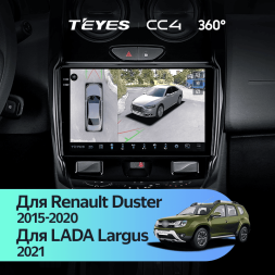 Штатная магнитола Teyes CC4 360 6/64 Renault Duster (2015-2020) F2