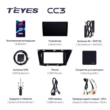 Штатная магнитола Teyes CC3L 4/64 Kia Niro DE (2016-2019)