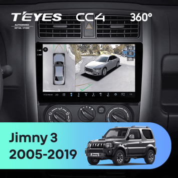 Штатная магнитола Teyes CC4 360 6/64 Suzuki Jimny 3 (2005-2019)