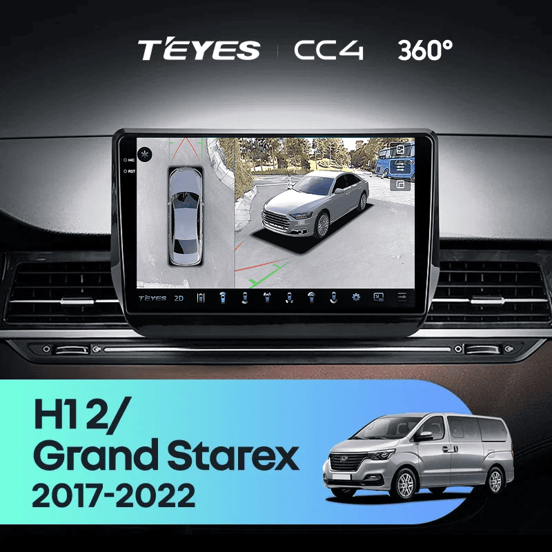 Штатная магнитола Teyes CC4 360 8/128 Hyundai H1 2 Grand Starex TQ (2017-2022)