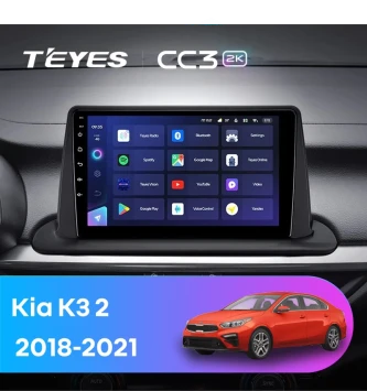 Штатная магнитола Teyes CC3 2K 360 6/128 Kia K3 2 (2018-2021)
