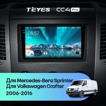Штатная магнитола Teyes CC4 Pro 12/256 Mercedes-Benz Sprinter (2006-2016) F2