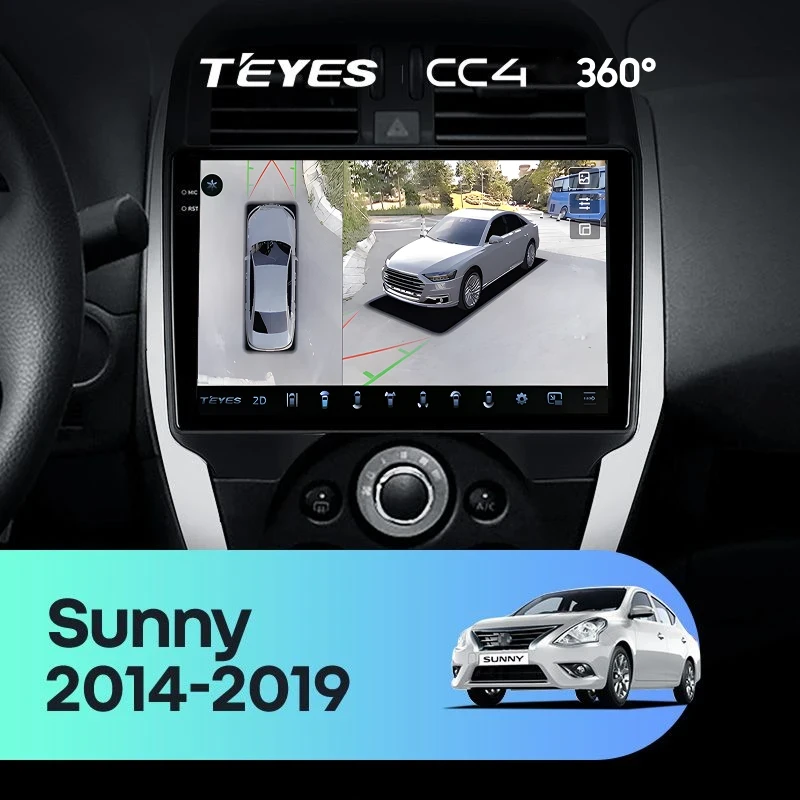 Штатная магнитола Teyes CC4 360 6/64 Nissan Sunny (2014-2019) F1