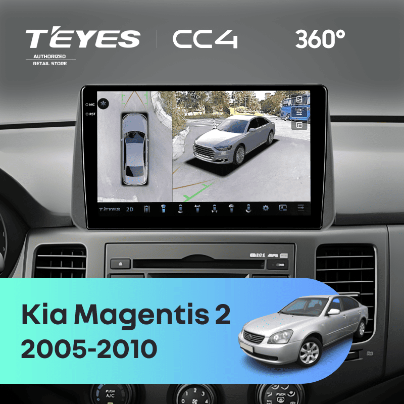 Штатная магнитола Teyes CC4 360 8/128 Kia Magentis 2 (2005-2010)