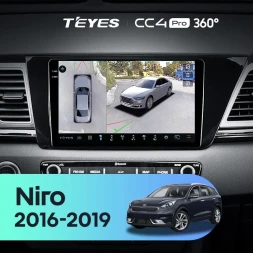 Штатная магнитола Teyes CC4 Pro 360 12/256 Kia Niro DE (2016-2019)