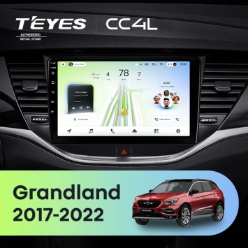 Штатная магнитола Teyes CC4L 6/64 с DTS Opel Grandland (2017-2022) Тип-A