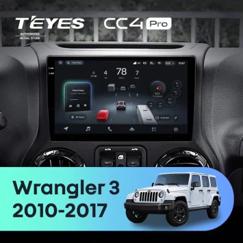 Штатная магнитола Teyes CC4 Pro 12/256 Jeep Wrangler 3 JK (2010-2017) L15