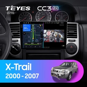 Штатная магнитола Teyes CC3 2K 6/128 Nissan X-Trail T30 (2000-2007) F1