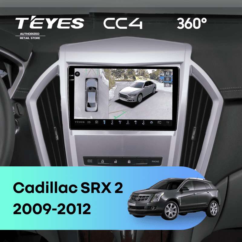 Штатная магнитола Teyes CC4 360 8/128 Cadillac SRX 2 (2009-2012)