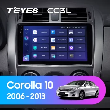 Штатная магнитола Teyes CC3L 4/64 Toyota Corolla 10 E140 E150 (2006-2013) Тип-B